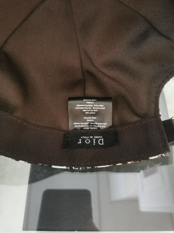 ブランド帽子素材ディテール